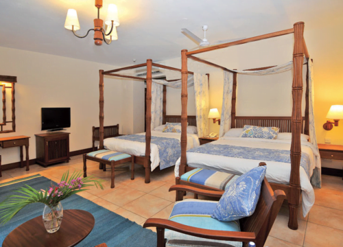 Chambre Hôtel sur la plage de Diani Mombasa